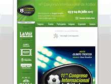 Tablet Screenshot of congresofutbol.com.ar